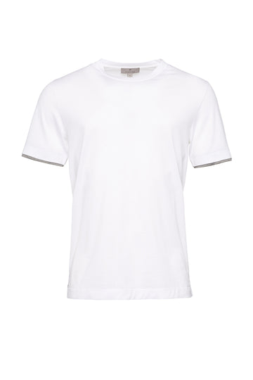 CANALI White Soft Cotton T-Shirt