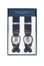 ALBERT THURSTON | Plain 2-In-1 Braces | Navy