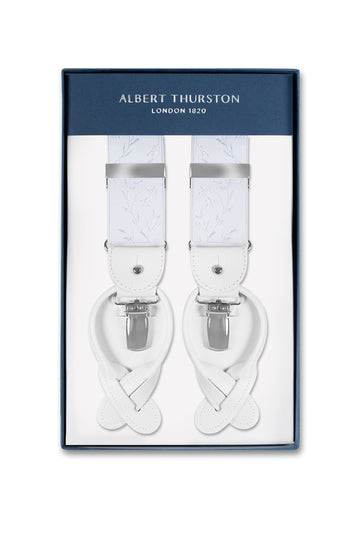 ALBERT THURSTON White Floral 2-In-1 Braces