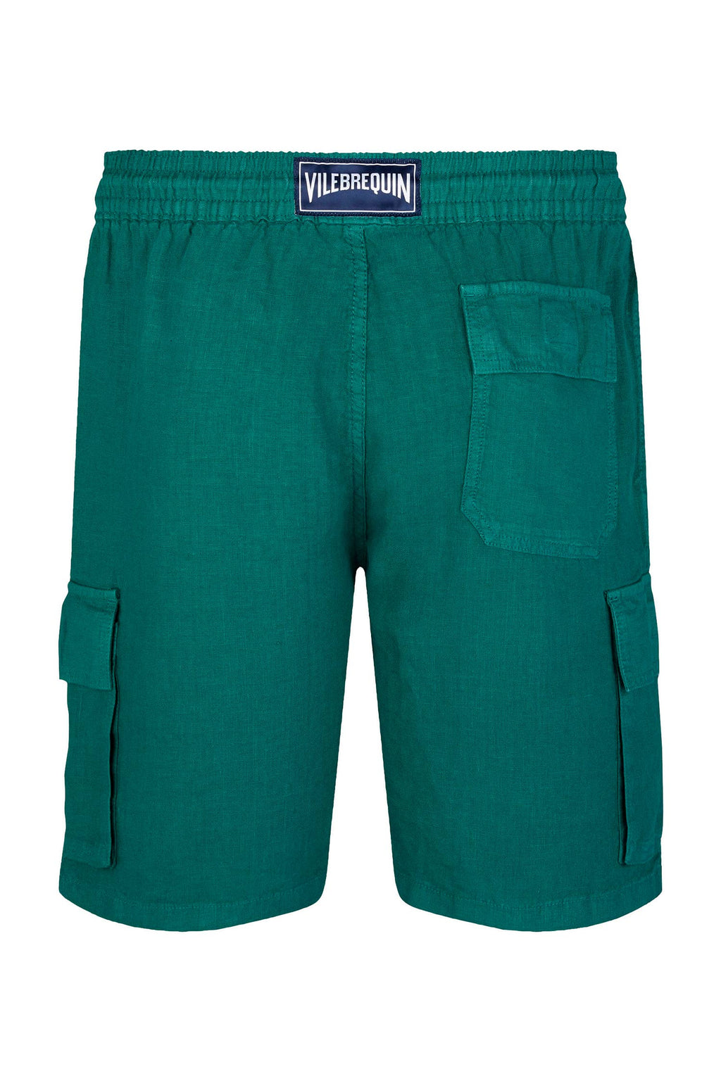 VILEBREQUIN | Linen Pull-On Shorts | Forest