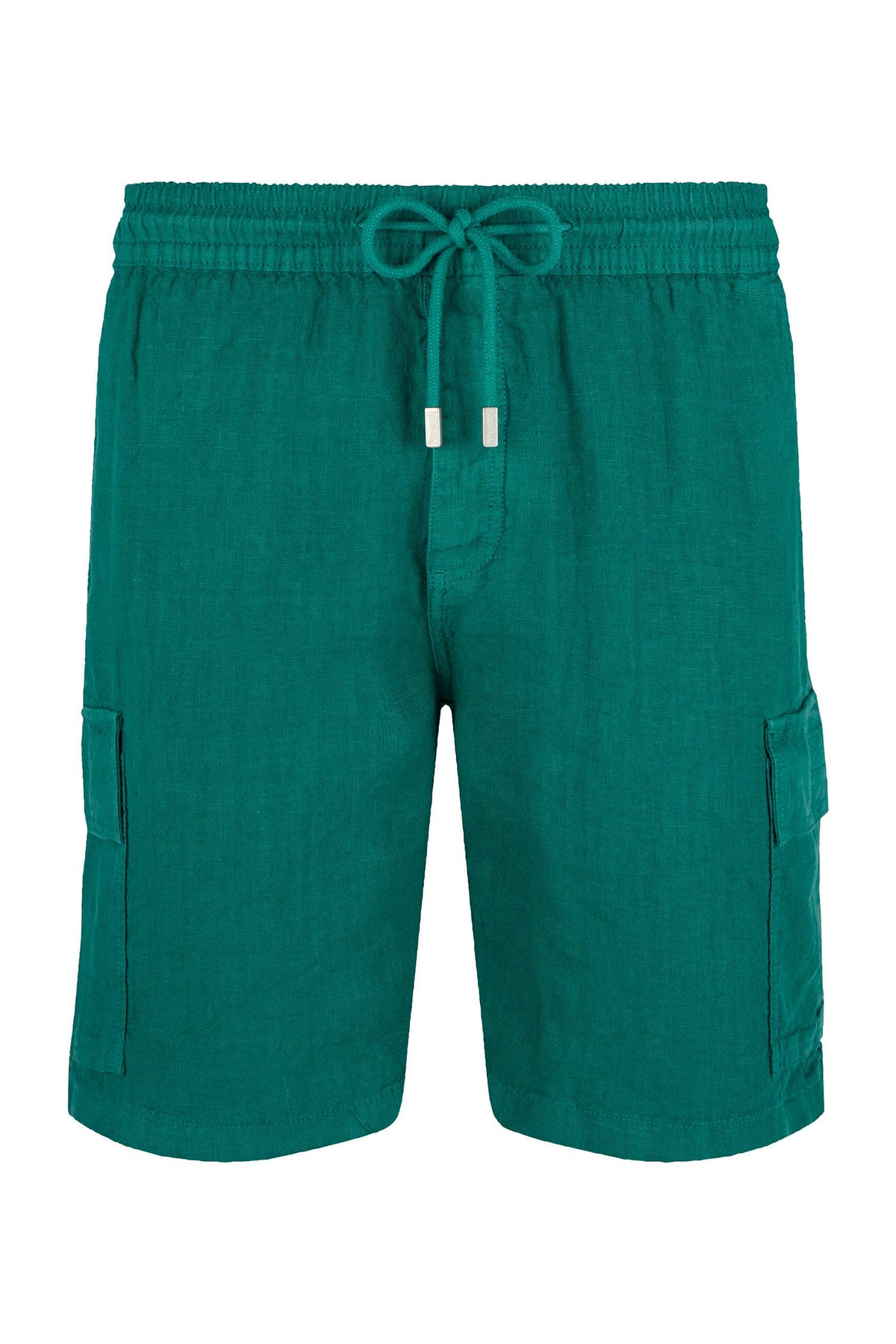 VILEBREQUIN | Linen Pull-On Shorts | Forest