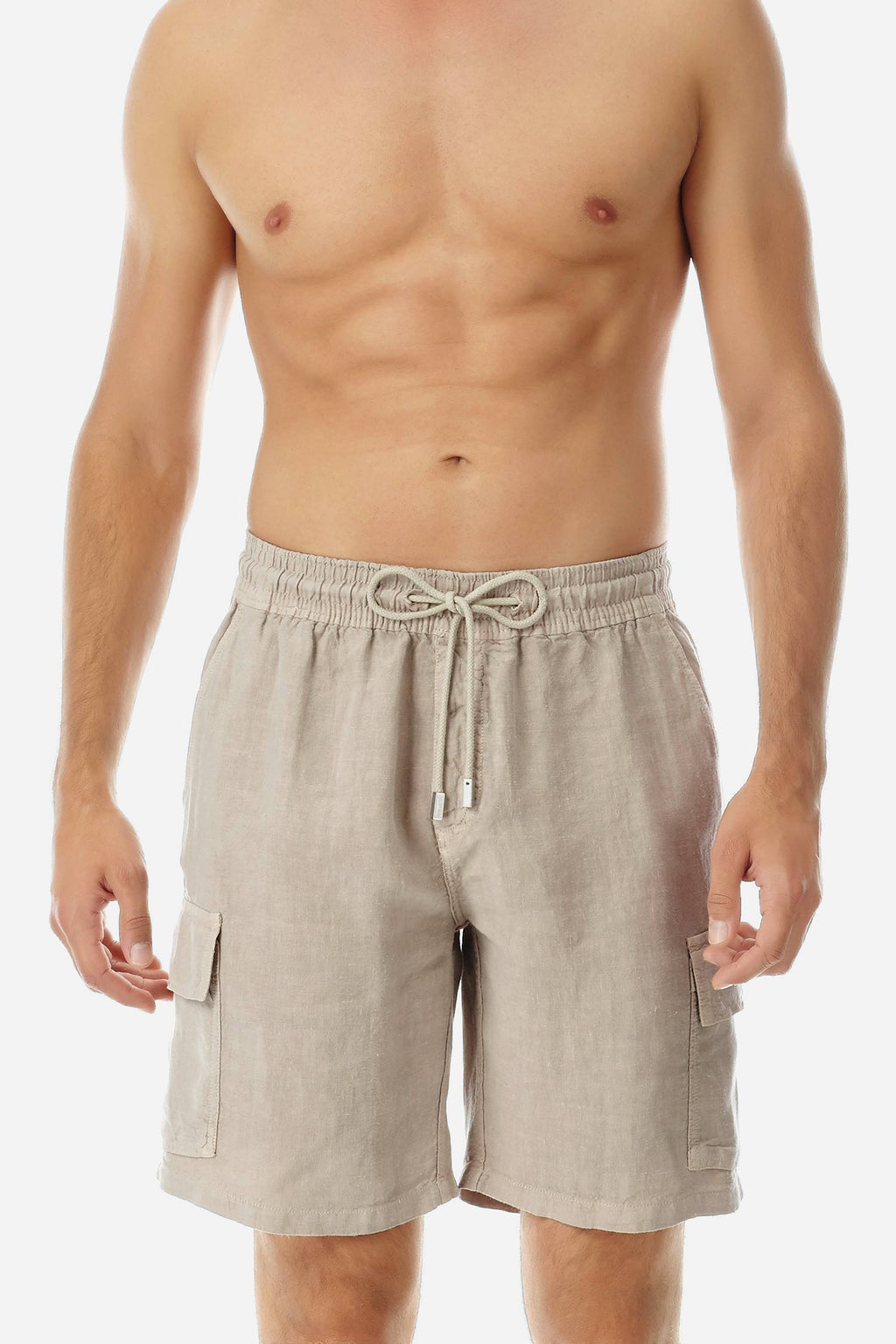 VILEBREQUIN | Linen Pull-On Shorts | Safari