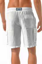 VILEBREQUIN | Linen Pull-On Shorts | White