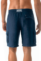 VILEBREQUIN | Linen Pull-On Shorts | Navy