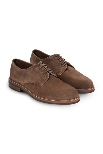 BRUNELLO CUCINELLI Chocolate Suede Shoes