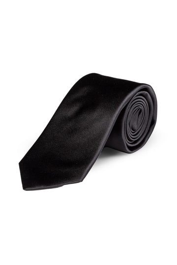 CANALI Black Silk Tie
