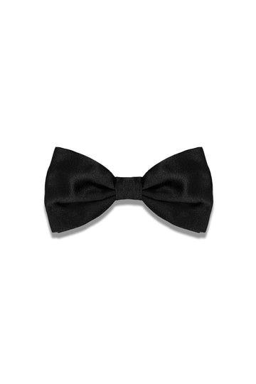 CANALI Black Silk Bow Tie