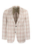 CANALI | Ultralight Orange Check Jacket | Beige