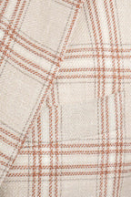 CANALI | Ultralight Orange Check Jacket | Beige