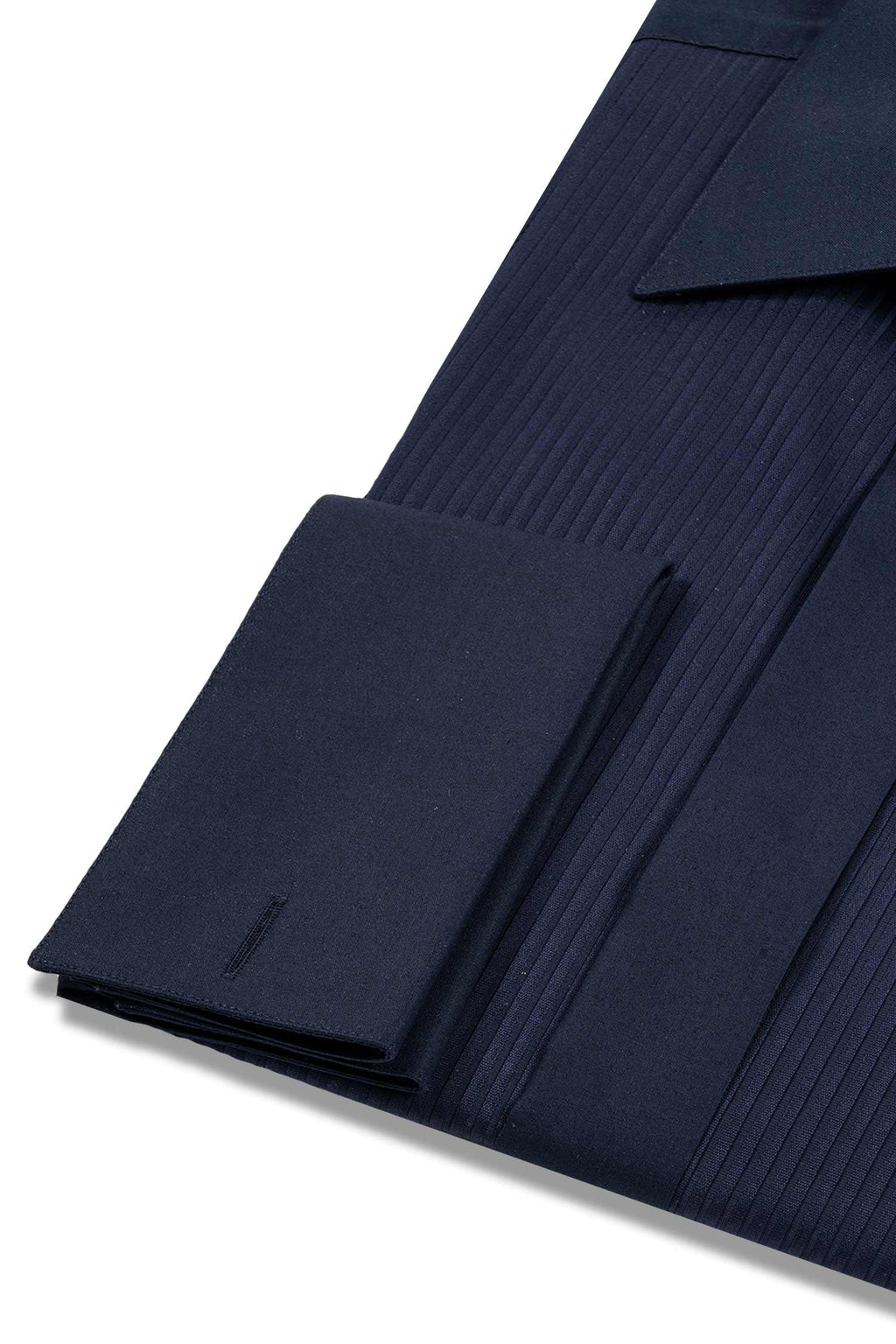 CANALI | Pleated Dinner Shirt | Navy