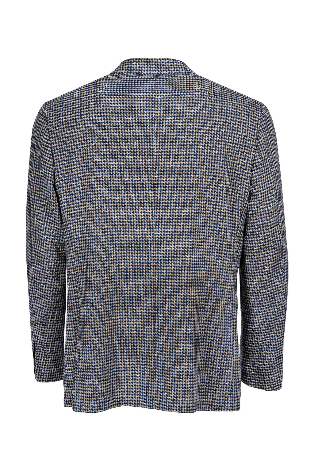 CANALI | Ultralight Houndstooth Jacket | Navy & Beige