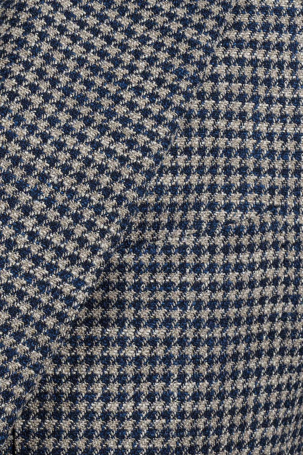 CANALI | Ultralight Houndstooth Jacket | Navy & Beige