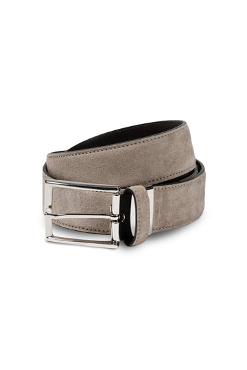 CANALI Beige Suede Belt