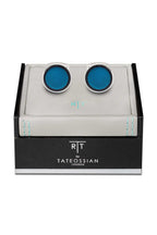TATEOSSIAN | Enamel Pinhead Cufflinks | Blue