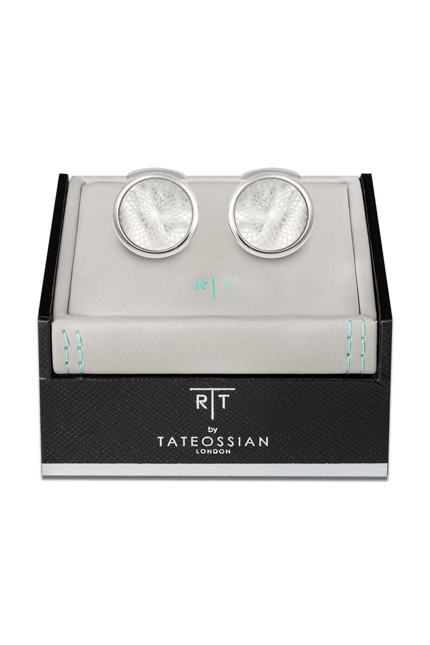 TATEOSSIAN | Pattern Cufflinks | Silver