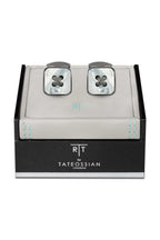 TATEOSSIAN | Mother-of-Pearl Square Cufflinks | Blue