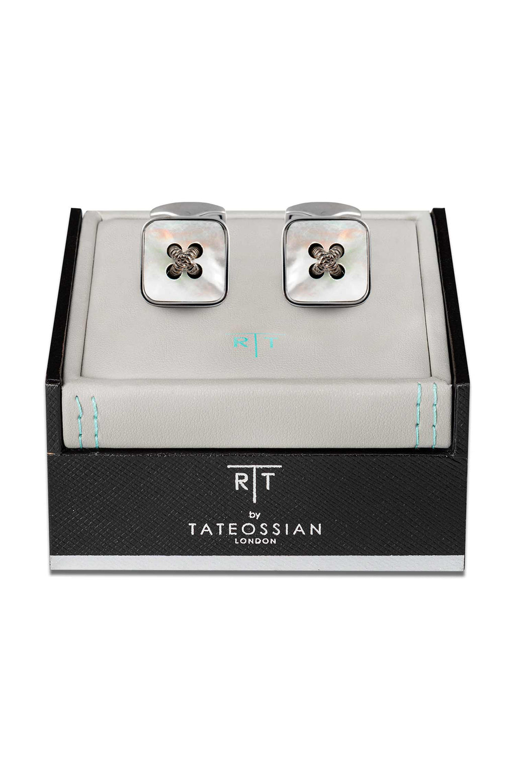 TATEOSSIAN | Mother-of-Pearl Square Cufflinks | White