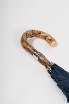 MAGLIA FRANCESCO | Umbrella Gorse Wood & Horn End | Navy Herringbone