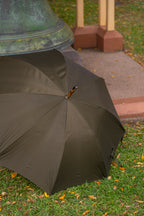 MAGLIA FRANCESCO | Umbrella Chestnut & Warthog Tooth | Olive Green
