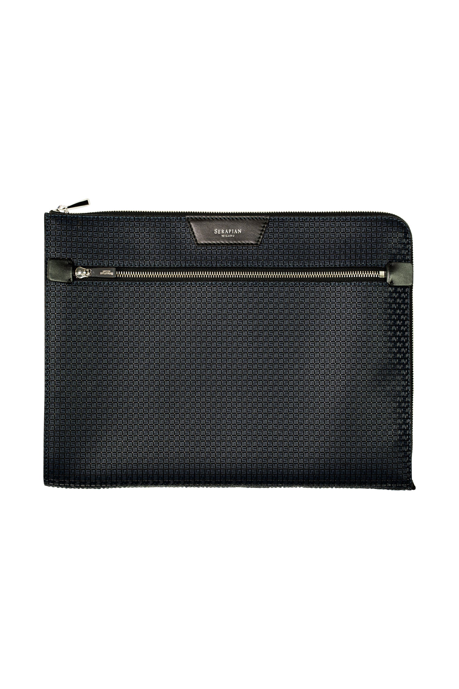 SERAPIAN | Stepan A4 Document Folio | Navy & Black