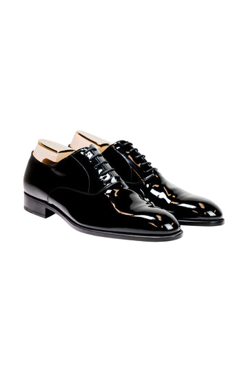 FRATELLI ROSSETTI Black Patent Dinner Shoes