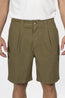 ALTEA | 1 Pleat Shorts | Khaki Green