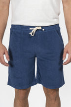 ALTEA | Terry Towelling Shorts | Mid-Blue