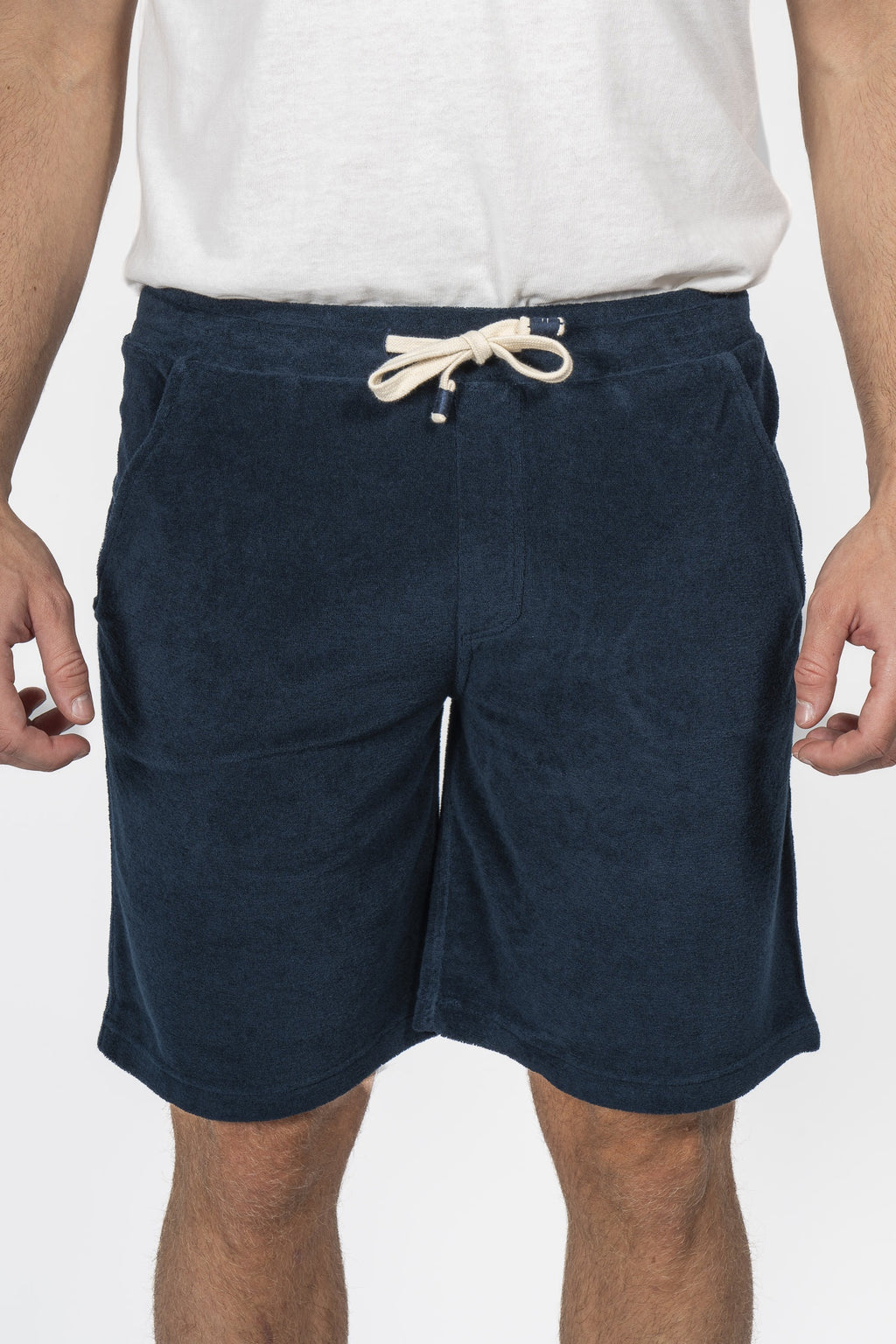 ALTEA | Terry Towelling Shorts | Navy