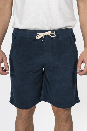 ALTEA Navy Terry Towelling Shorts