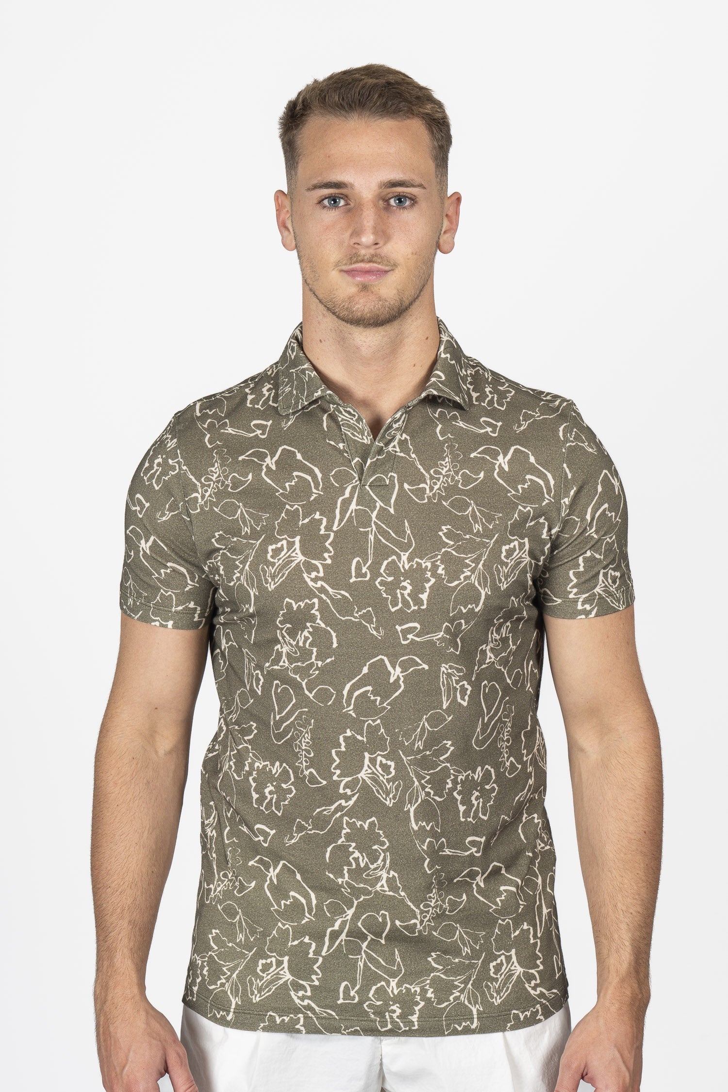 ALTEA | Leaf Polo | Khaki Green