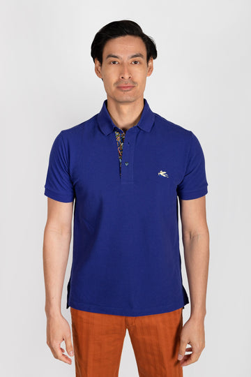 ETRO Royal Blue Polo Shirt