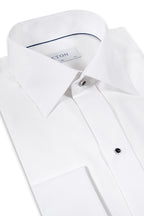 ETON | Dinner Shirt With Pique & Studs | White