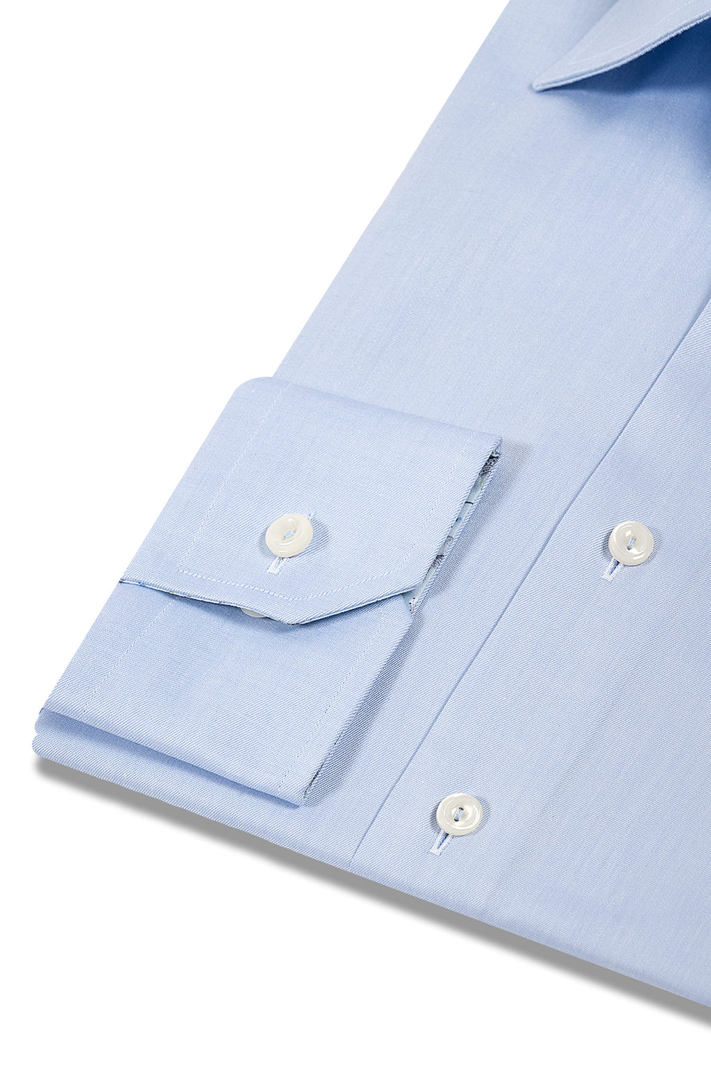 ETON | Twill Shirt Inner Flower Pattern | Blue
