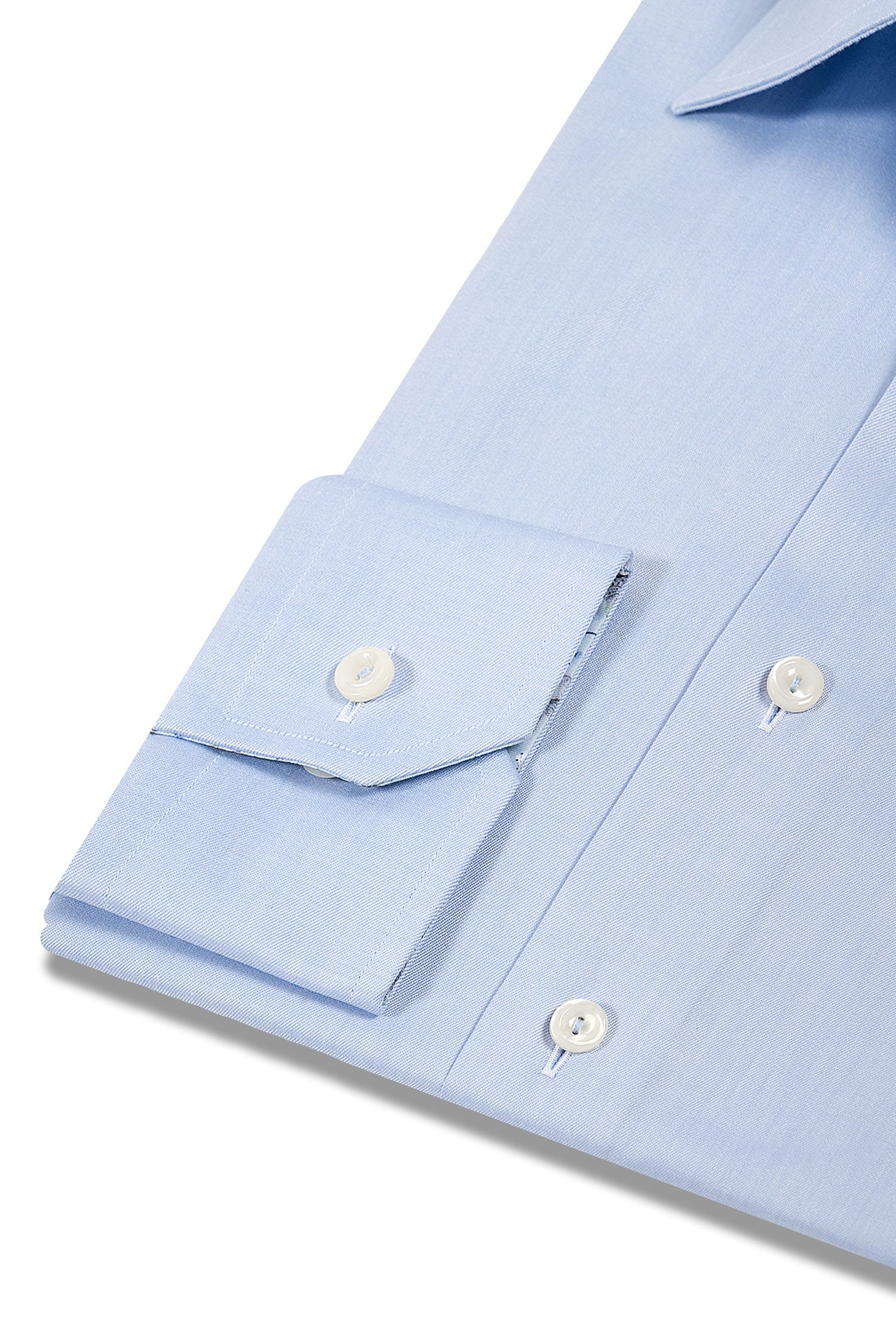 ETON | Twill Shirt Inner Flower Pattern | Blue