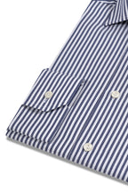 ETON | Diamond On Stripe Shirt | Navy