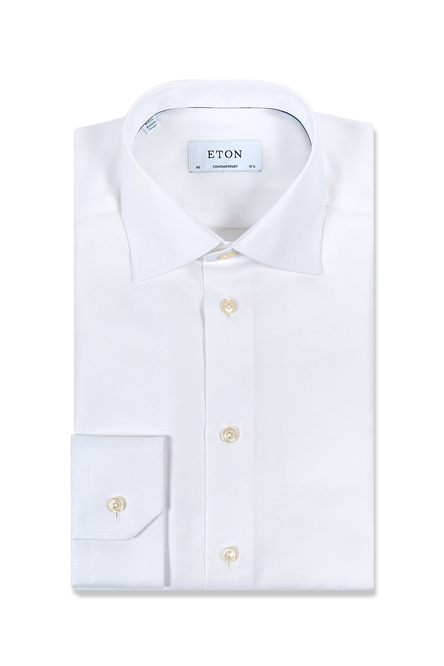 ETON | Twill Shirt Contemporary Fit | White