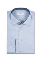 ETON | Shirt With Inner Navy Pattern | Blue