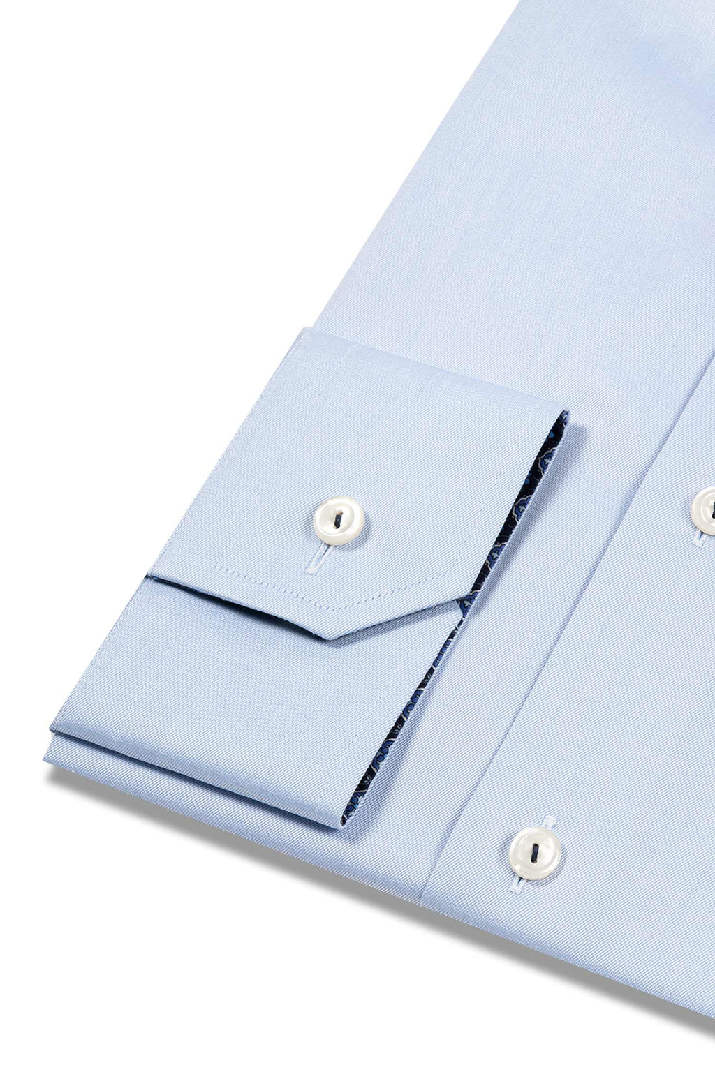 ETON | Shirt With Inner Navy Pattern | Blue