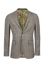 ETRO | Checked Jacket | Orange & Green
