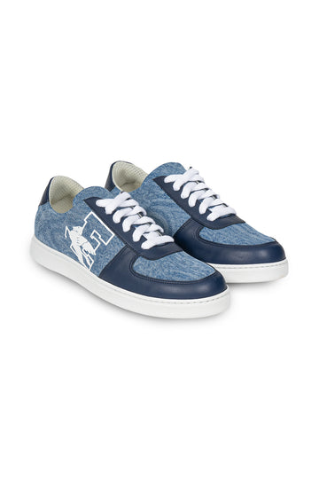 ETRO Navy & Denim Low Sneakers