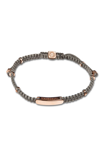 TATE MACRAME BRACELET ROSE GOLD