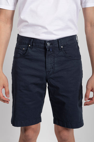 JACOB COHEN Navy Cotton Shorts