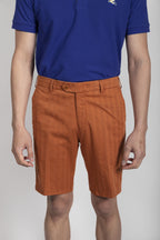 MMX | Herringbone Shorts | Orange