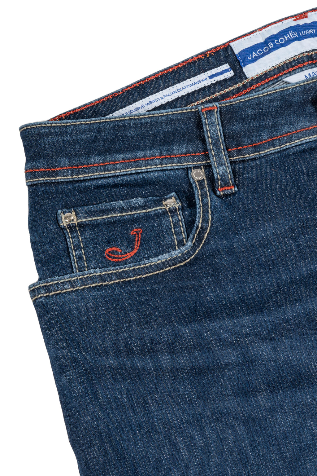 JACOB COHEN | Lattice Label Bard Jeans | Dark Denim
