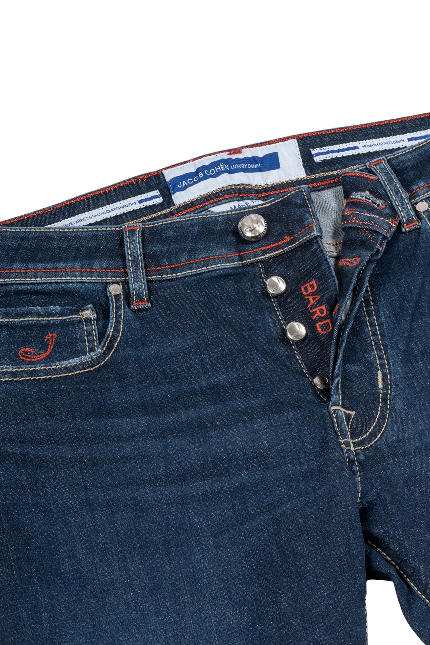 JACOB COHEN | Lattice Label Bard Jeans | Dark Denim