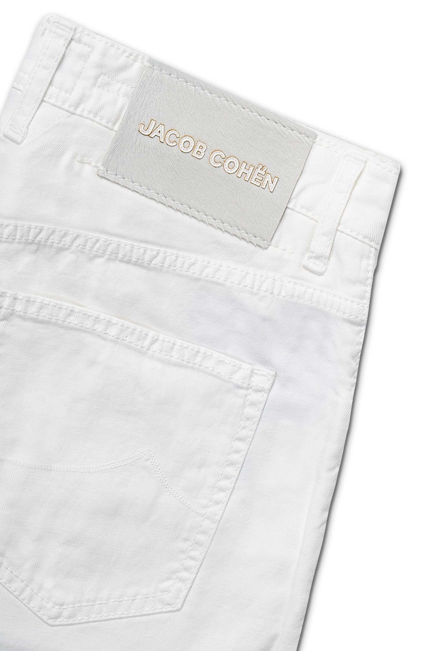 JACOB COHEN | Cotton & Linen Shorts | White