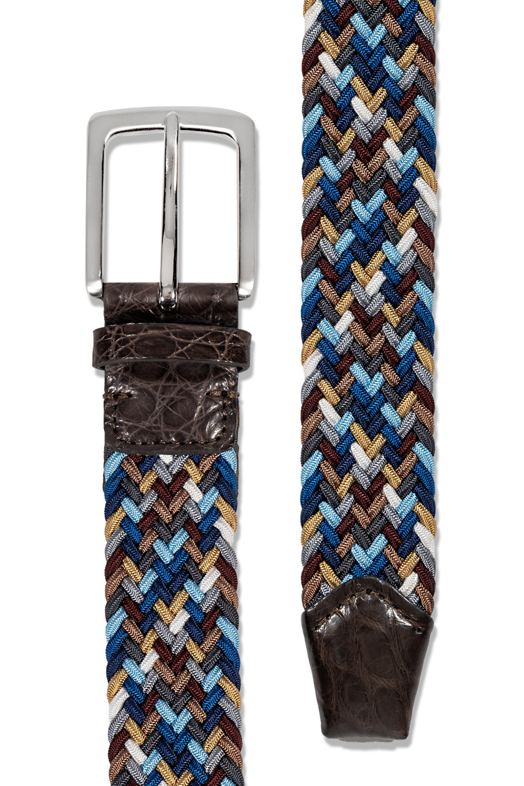 MITCHELL OGILVIE | Belt Croc Trims | Blue & Brown
