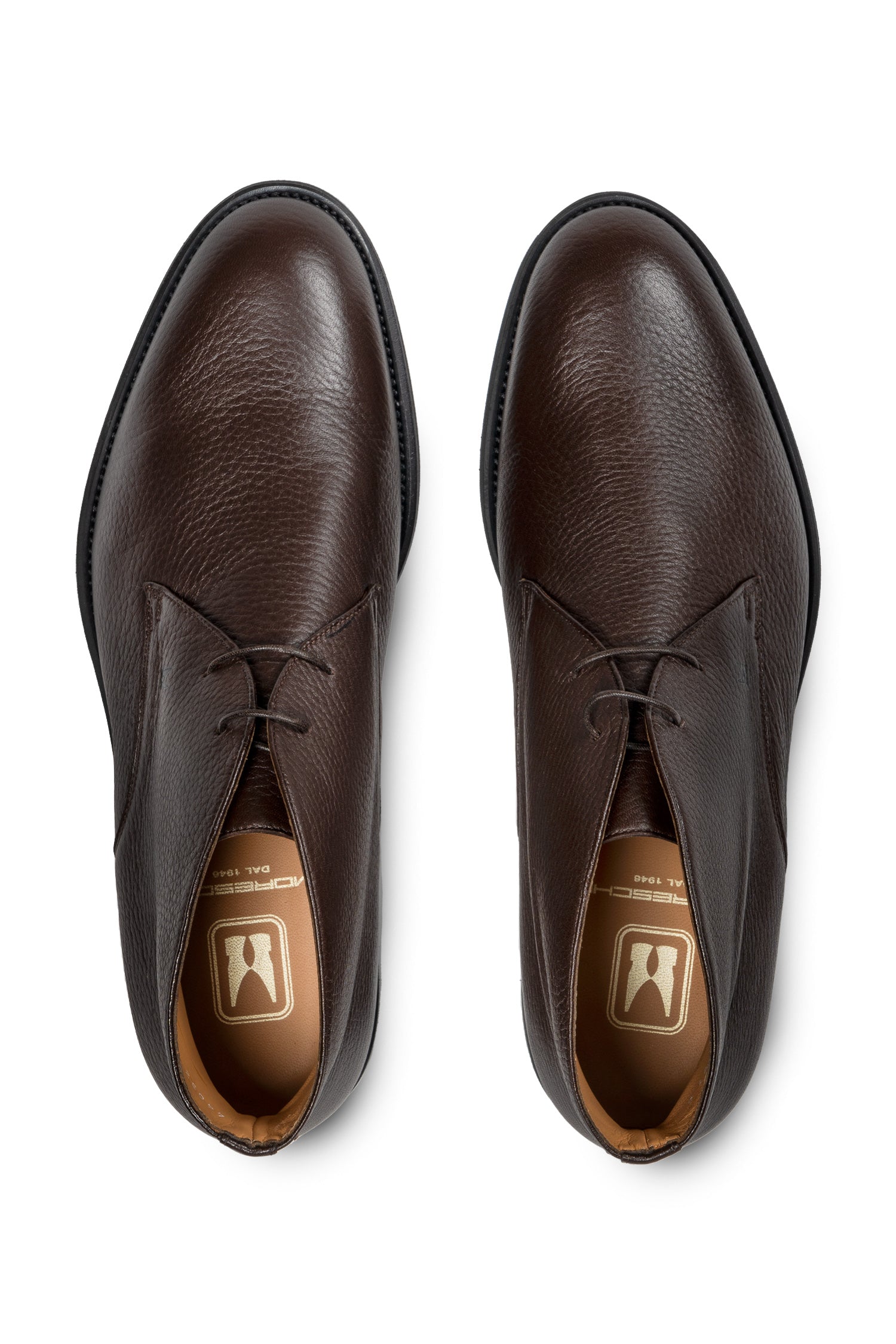 MORESCHI | Friburgo Leather Boots | Dark Brown