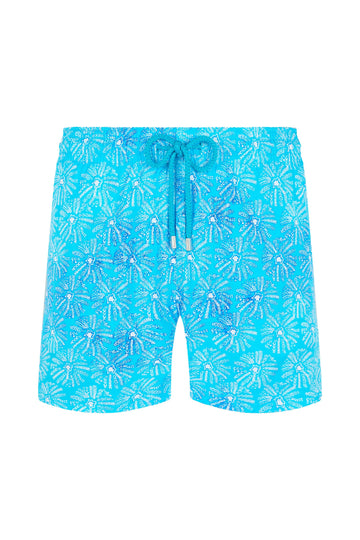 VILEBREQUIN Blue & White Sea Urchin Swim Shorts