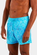 VILEBREQUIN | Sea Urchin Swim Shorts | Blue & White